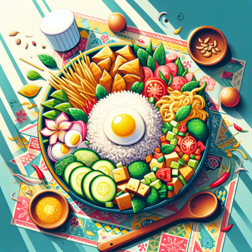 Cómo hacer Nasi Campur (Arroz mixto) de Indonesia