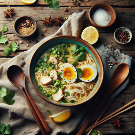 Ohn No Khao Swe: Sopa de fideos con coco de Myanmar